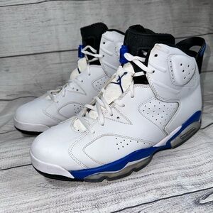 Air Jordan 6 Retro Sport Blue very clean! Size 13 M